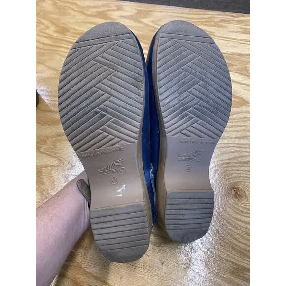 Dansko Clogs Women's 11 Black Leather Buckle Strap Round Toe Comfort Shoes S29 - Picture 8 of 8